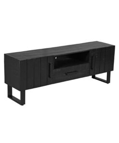 Haft tv meubel zwart mangohout 168cm