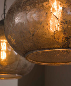 Stone Sphere hanglamp 2 lichts druppel