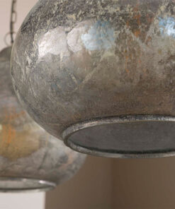 Stone Sphere hanglamp 2 lichts druppel