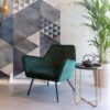 Birdson velvet fauteuil groen - NORI Living