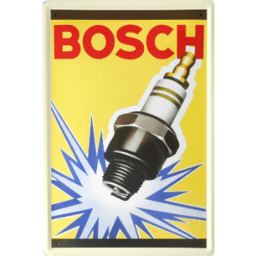 Bosch sparkplug - metalen bord