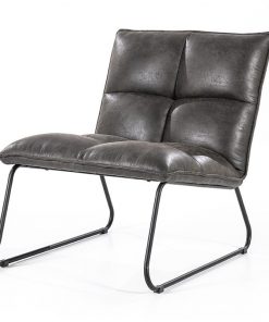 Fauteuil Ruby - antraciet topper