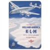 KLM Holland- America - metalen bord