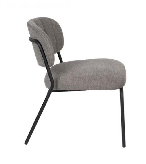Noah fauteuil zwart grijs - NORI Living