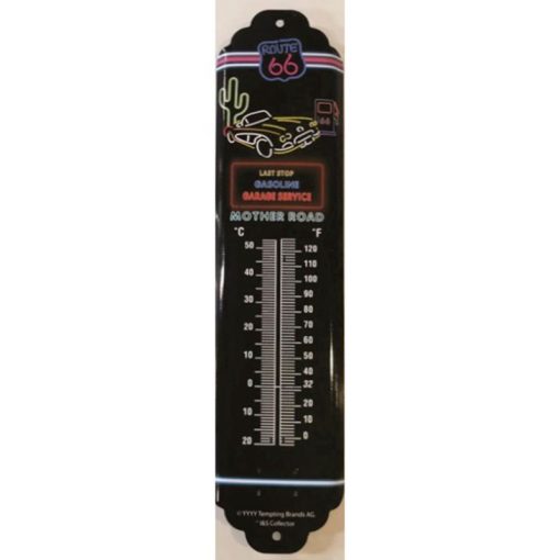 Route 66 Neon thermometer