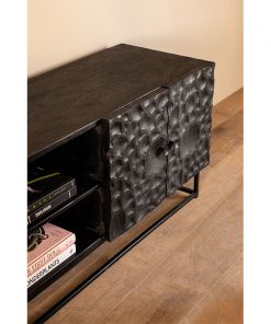 Lara tv meubel industrieel zwart 170cm