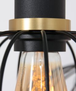 Caesar Hanglamp 6-lichts gold ring