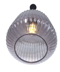 Relas Hanglamp 1-lichts 20cm glas smoked