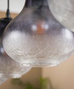 Fracture Glazen Hanglamp 4-lichts