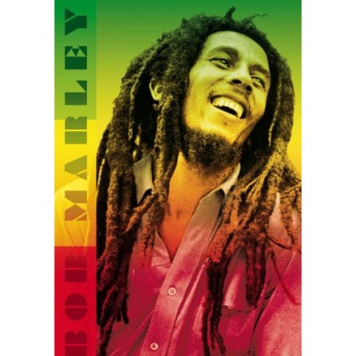 Bob Marley colour - metalen bord