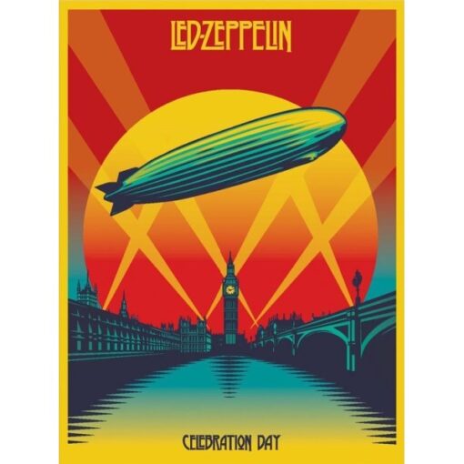 Led Zeppelin Celebration Day  - metalen bord
